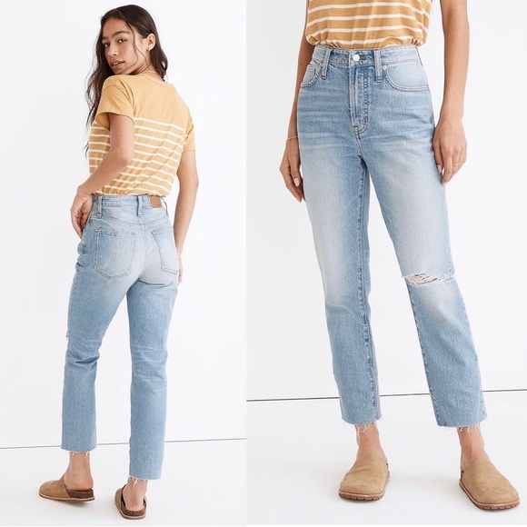 Madewell • The Curvy Perfect Vintage Jean in Coney Wash: Destroyed Edition - Picture 9 of 12